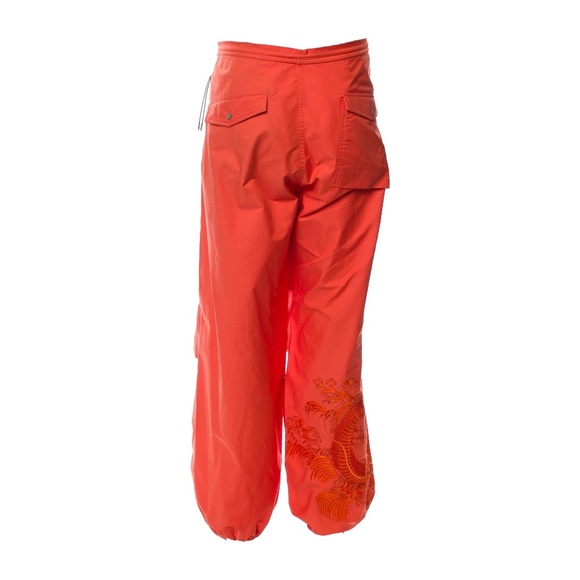 Jennifer Aniston's MAHARISHI Snopants Orange Dragon  NWT - Picture 1 of 3